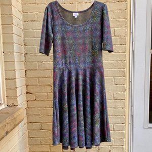 Lularoe Multicolored Nicole XL